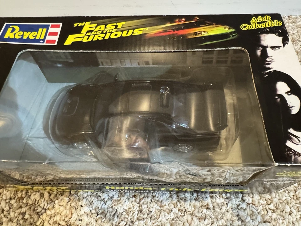 Revell The Fast & Furious 1995 95 Honda Civic Coupe Vincent Die Cast 1:25 Car - Image 3 of 4