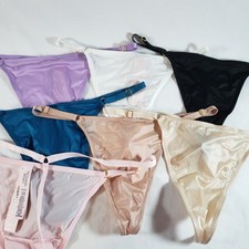 Victoria's Secret Smooth Satin Hardware Adjustable V-String Panty
