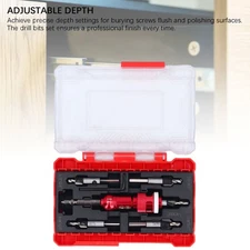 Countersink Drill Bit Set With Adjustable Depth Stop Counter Sink Drill ZOMI