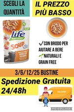 Bustine Life cat soup 60gr tonno con salmone in brodo con calamari gatti