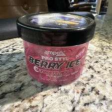 Ampro Gel Berry Ice Ultimate Hold Styling Gel New 10 Oz Bottle