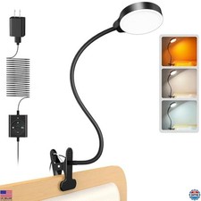 Glocusent 5W Clip-On LED Light - 36 Eye-Caring, 3 Colors, 5 Brightness Levels
