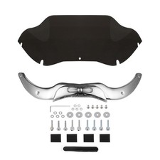 9.5 Windshield Windscreen Chrome Trims Fit For Harleyroadglide 2004-2013
