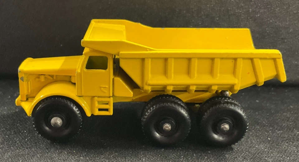 Camión de volteo Lesney Matchbox #6 1964 cantera Euclid de colección amarillo fundido a presión ¡Alta calidad! Foto 2 de 4