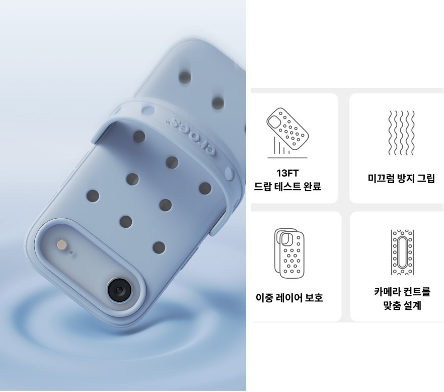 For iPhone 16 pro CROCS CASE Double Structure | eBay