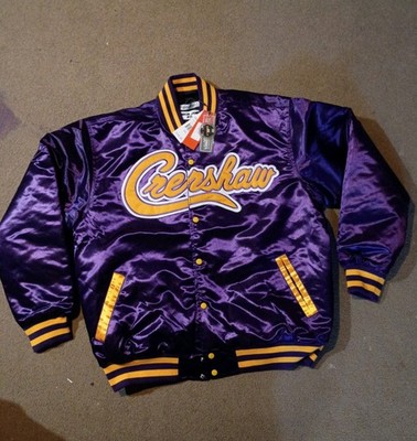 Headgear Classic Crenshaw Lebron James Jacket Purple Yellow 3XL New With Tags 