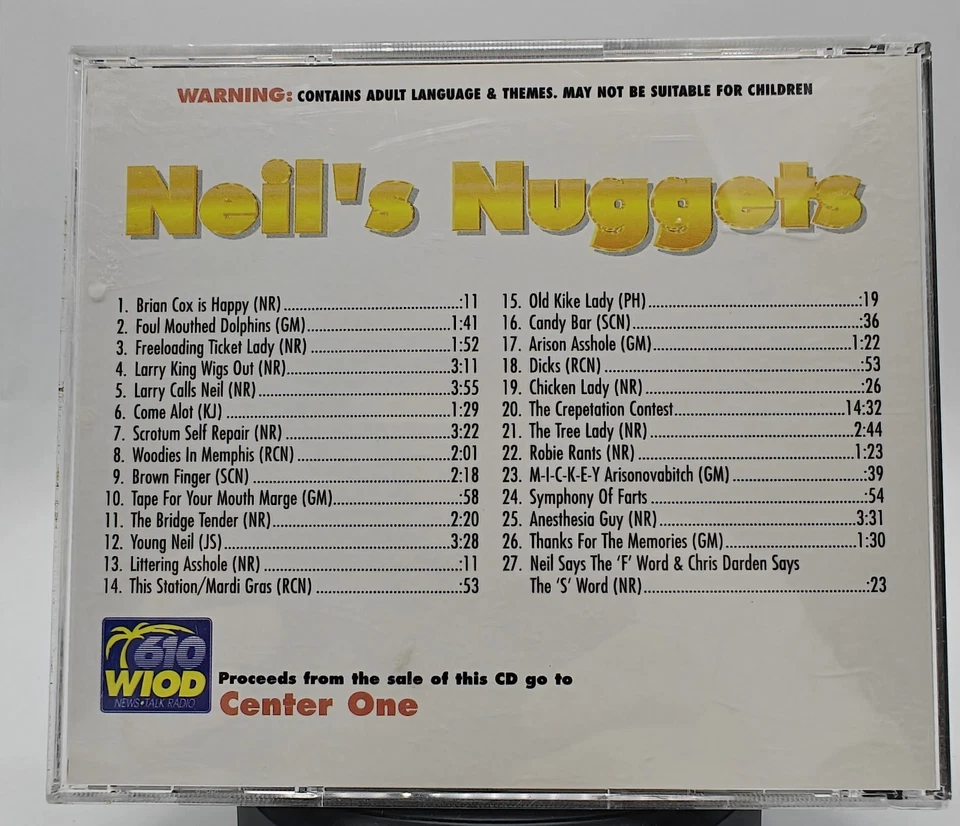 Neil's Nuggets CD WIOD 610 Talk Radio Uncensored Clips Comedy Rarities Miami - Image 2 of 2