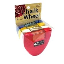 Chalk Wheel Blue Red White Yellow 4 Color Set Fabric Marking Sewing Markers