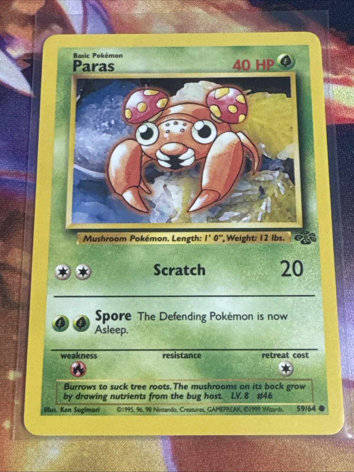PARAS - Jungle Set - 59/64 - Common - Pokemon Unlimited Edition