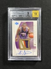 2002-03 Amare Stoudemire Ultimate Collection Rookie Patch Auto RPA /25 BGS 9 SSP