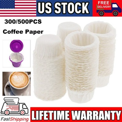 300/500X Disposable Cups Coffee Filters Paper Pods Replacement For K-Cup Filter