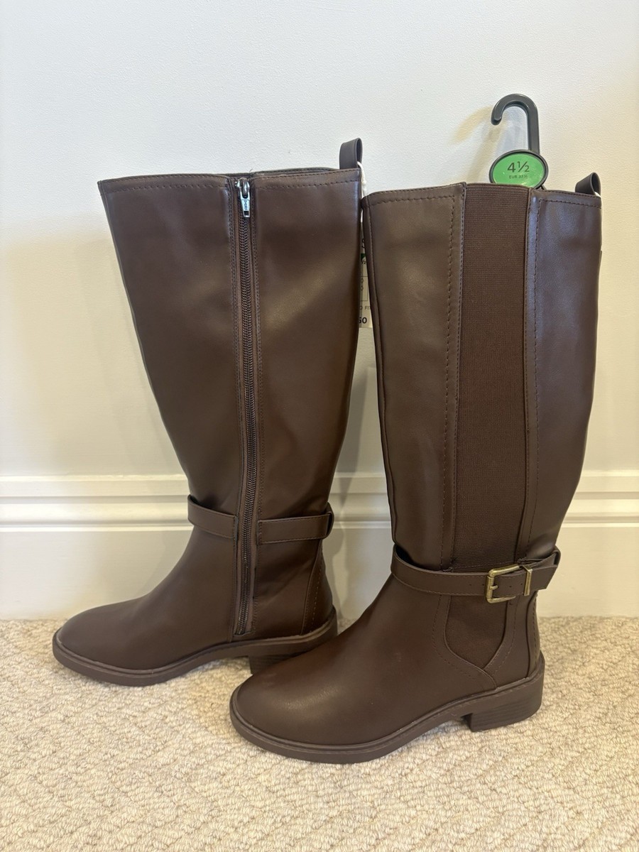Brown Marks And Spencer Autograph Boots Knee High Boots Boots From