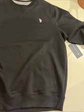 U.S. Polo Assn. Black Men's Pullover V-Neck Sweater Size L