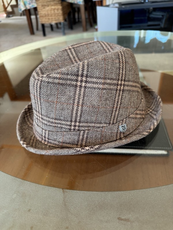 Vintage Brixton Short Brim Fedora Hat Men’s Size Medium / Large