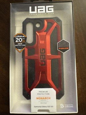 UAG (Urban Armor Gear) MONARCH Series Case for Samsung Galaxy S22 5G - Red