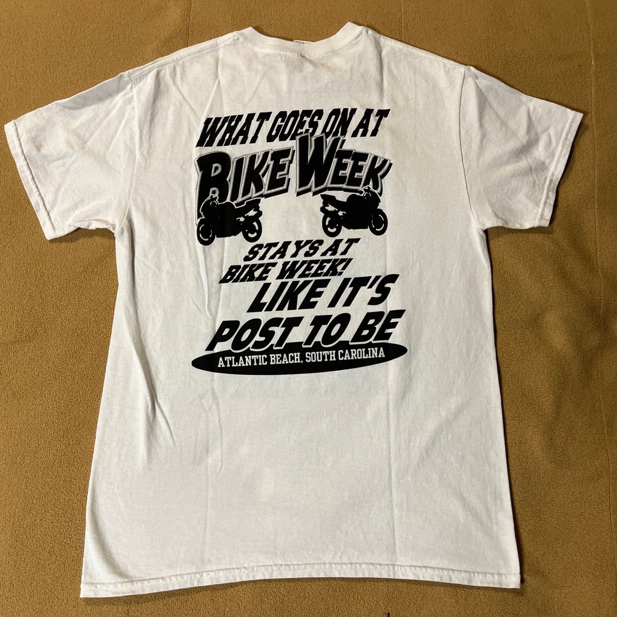Vintage Y2K Bike Week Atlantic Beach Bike fest Shirt View 3