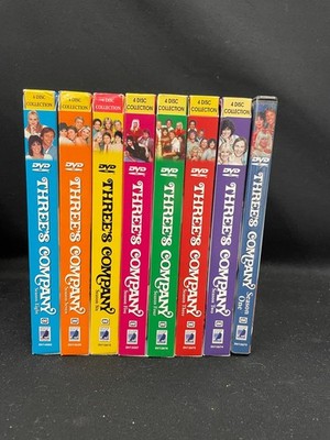 Three's Company Compl Series Seasons 1-8 DVD Bundle Anchor Bay mn5543