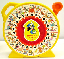 Vintage 1989 Mattel Disney See N Say Mickey Mouse ABC's