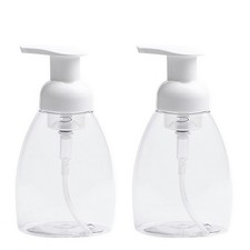 2-Pack Foaming Soap Dispenser Pump Bottles,Foam Hand Soap Dispenser with Refi...
