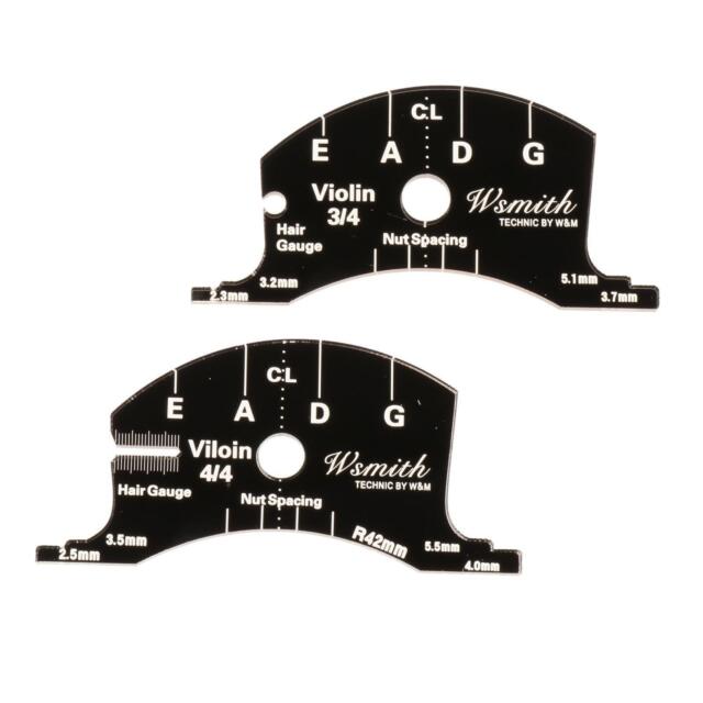Geigenstegform Schaberschablonen Referenzwerkzeug für Violinen der Größe 4 4