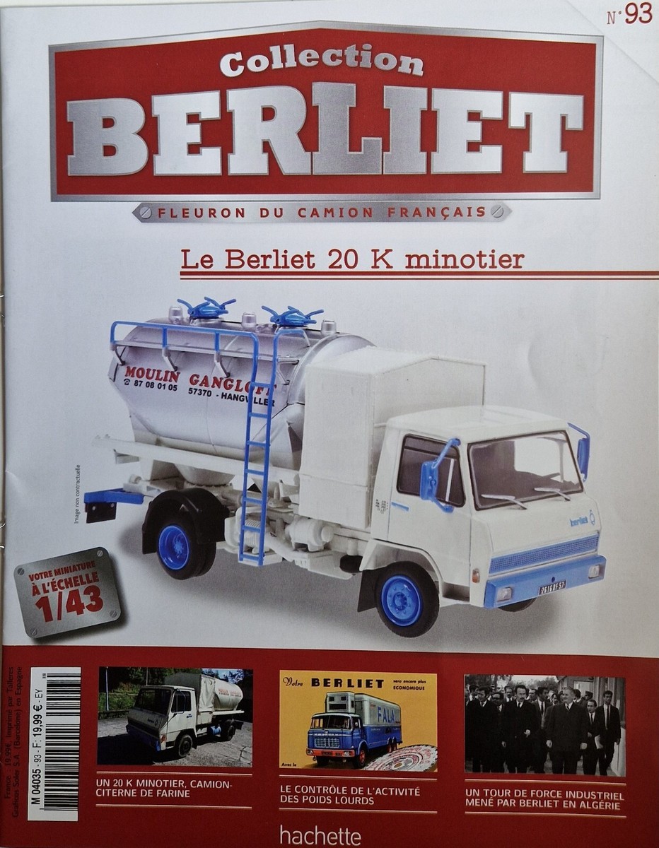 IXO 1/43 - Berliet 91 - Berliet Dauphin 560K à capucine transports Taton