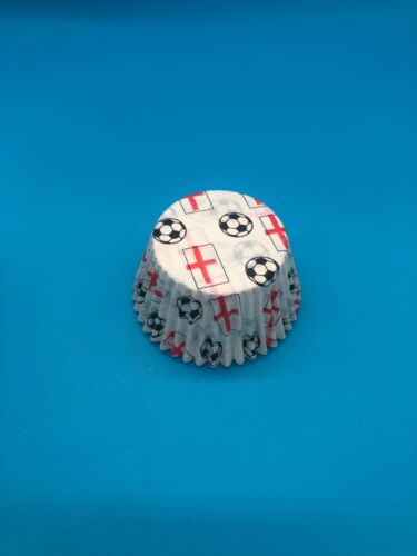 Football england union jack Cupcake Bun Cases Quality paper Muffin Cake Case - Picture 10 of 11
