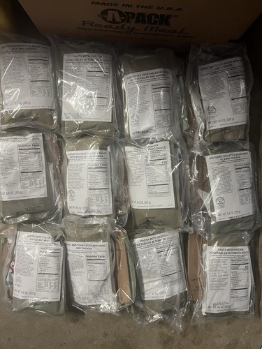 A- Pack Ready Meal MRE Reduced Sodium - 12 Emergency Meals - Self Heating 7/25 - Picture 4 of 4