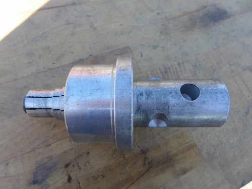 Large Aluminum Industrial Drill Bit Tool Shank Holder 7.5" L x 1.75" x .5"