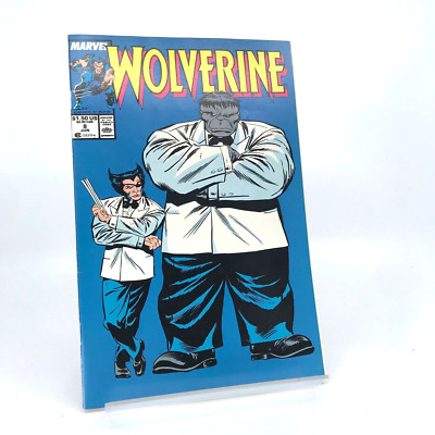 Wolverine Patch und Hulk Cover Ausgabe 8 - Marvel Comics - Vintage Comic D516