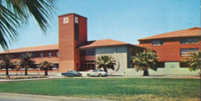 1950 University of Arizona Student Union Memorial Building Cars Vintage Postcard