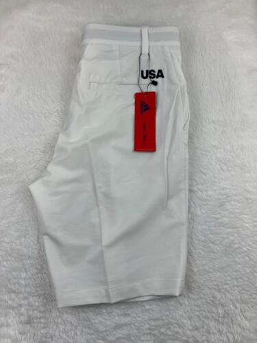 ADIDAS GOLF short massif olympique homme USA blanc taille 30 neuf avec étiquettes - ENTREAM 9" - Photo 1 sur 5