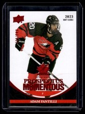 2023-24 Team Canada Juniors Prospectus Momentous Red Adam Fantilli 539/549
