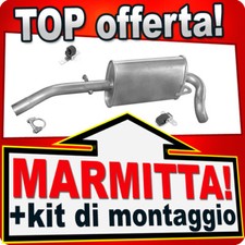 Silenziatore Posteriore per SEAT AROSA VW LUPO 1.0 37kW 1.4 44kW 1997-2005