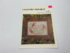 The Victoria Sampler Lavender Alphabet Counted Cross Stitch Pattern