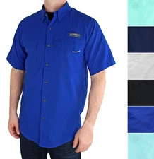 Magellan Men's Outdoors Pro Angler Fishing Shirt Short Sleeve Classic Fit