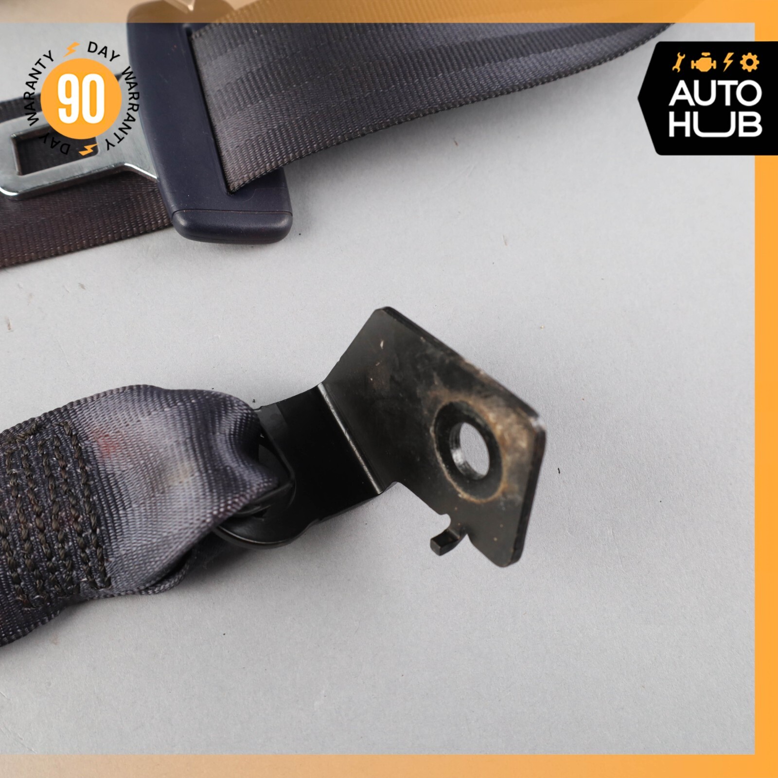03-10 Bentley Continental GT Coupe Rear Left Driver Side Seat Belt Blue OEM