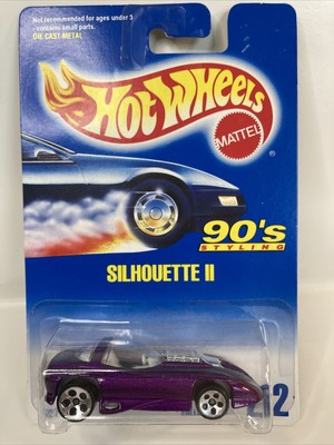 Vintage 1991 Hot Wheels “Silhouette ll” - Collector #212 Purple
