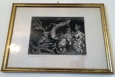 CARLO VITALE (1902-1996)  "Fondo Marino"  acquaforte 1963