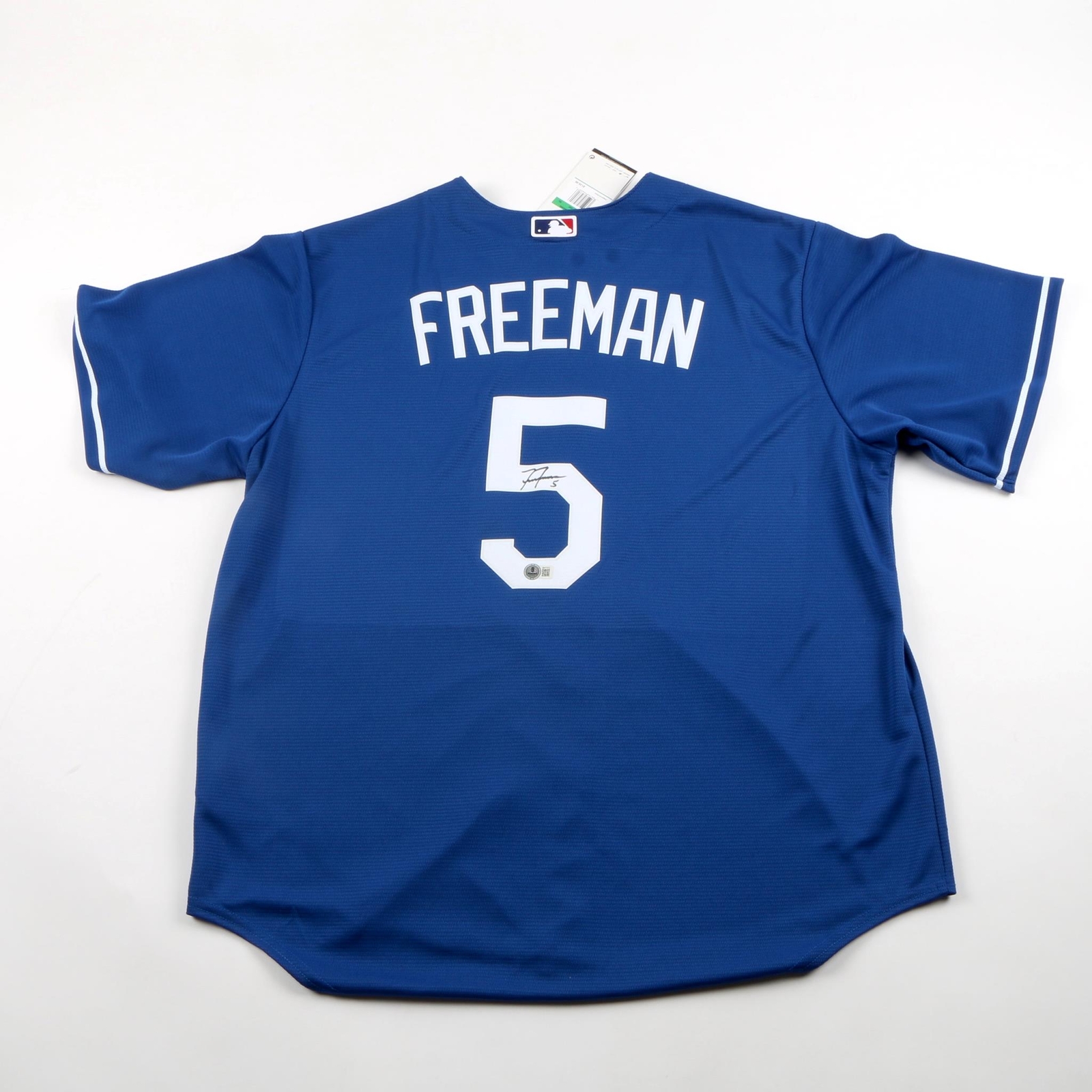 Freddie Freeman Signed Jersey Los Angelos Dodgers WS MVP Beckett 