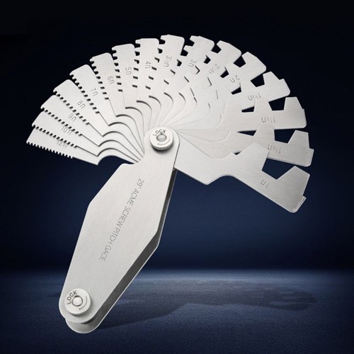 Stainless Steel Thread Pitch Measuring Tool T-Thread Cutting Gage Industrial - Picture 4 of 11