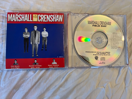 MARSHALL CRENSHAW - RARE AUTOGRAPHED, VG+ Field Day CD - Picture 2 of 3