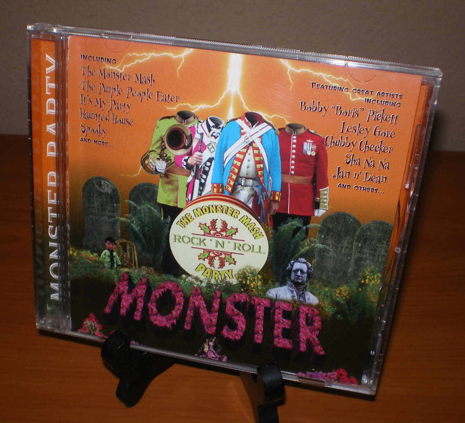 Vintage The MONSTER Mash Rock n' Roll Party CD * Halloween Spooky Music Classics
