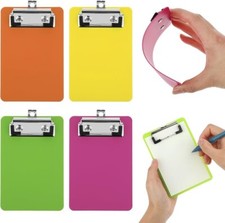 5x A5 Quality Acrylic Random Color Clipboard With Hanging Hole Office School New