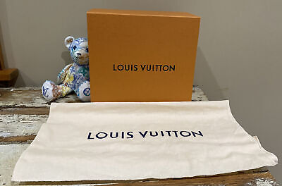 New Louis Vuitton For UNICEF DouDou Mini Teddy Bear Watercolors Print W/ Box
