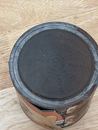 Lata de etiquetas de papel vintage de tomates marca Mountain State, The Dana Canned Goods Co. - Imagen 8 de 11