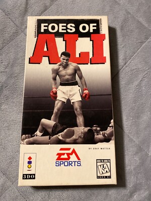Foes of Ali 3DO Boxing game with original long box and manual EA Sports