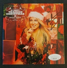Meghan Trainor Signed Auto A Very Trainor ChristmasCD Booklet JSA AI81256