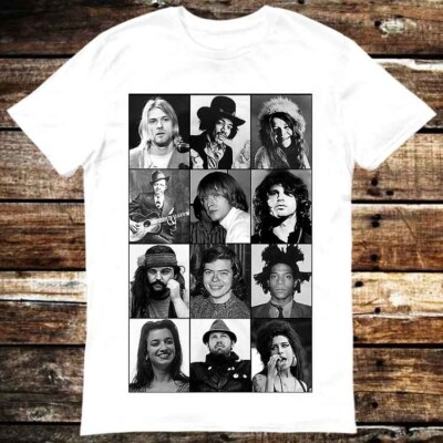 T-Shirt Celebrities That Died Age 27 Club Rockstars berühmte Musik 6306