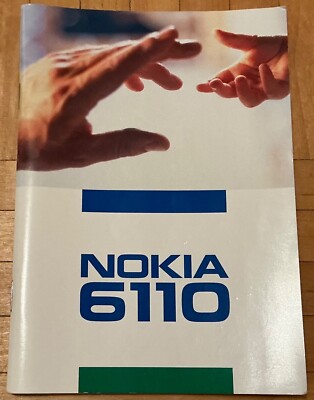 Nokia 6110 Original Bedienunganleitung Benutzerhandbuch - Deutsch - 1998