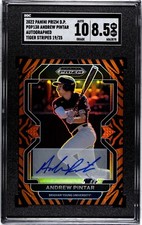 2022 Panini Prizm DP Andrew Pintar TIGER STRIPES /25 SGC 8.5 w/10 AUTO